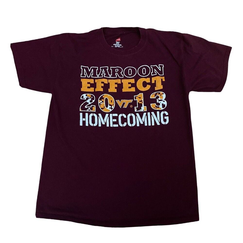 VIRGINIA TECH HOKIES HOMECOMING 2013 T-SHIRT ADULT MENS Medium